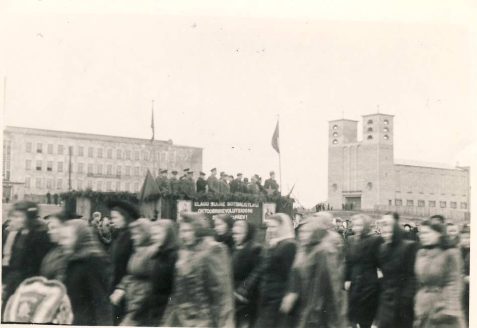 Rakvere, Demonstration of the Great Socialist October Revolution
