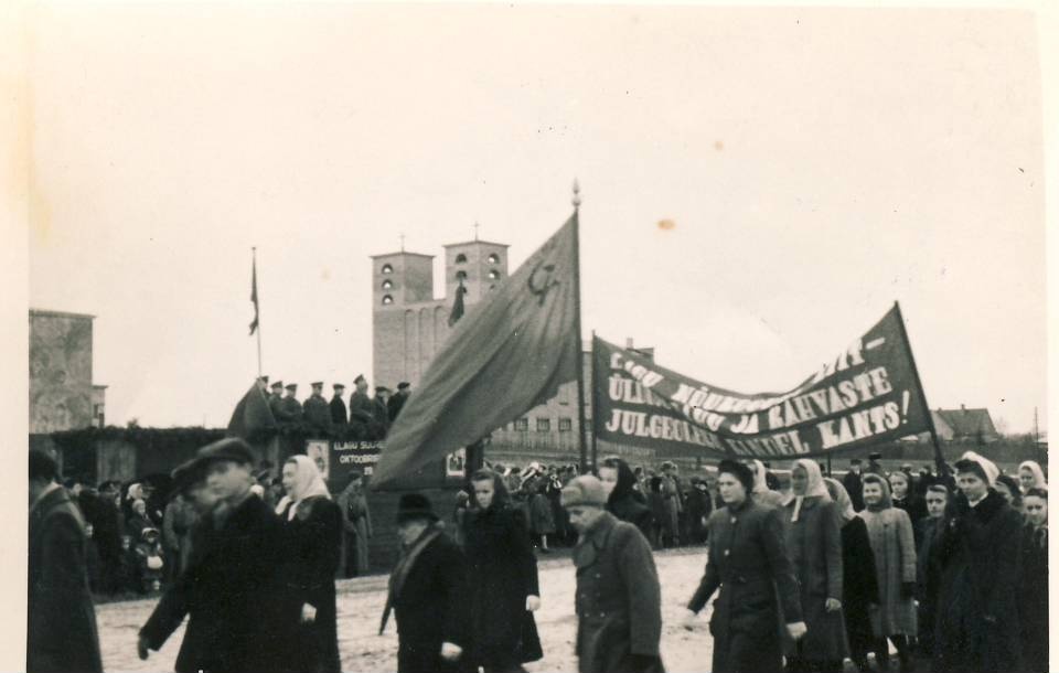 Rakvere, Demonstration of the Great Socialist October Revolution