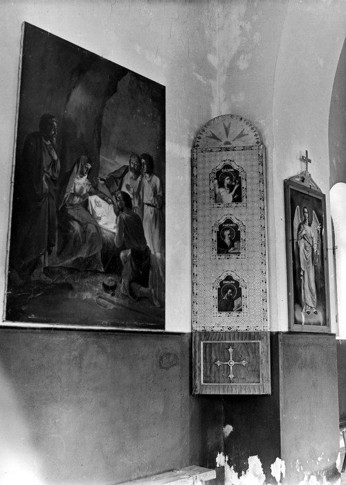 Kuriste õigeusukiriku sisevaade. Kuninglike väravate vasak tiib