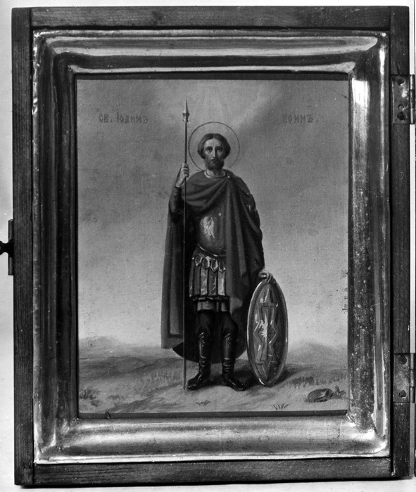 Kuriste õigeusukiriku ikoon Johannes Sõdalane (õli, puu, 20.saj. algus)