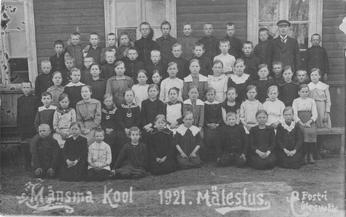 Mänspe koolipere 1921.aastal