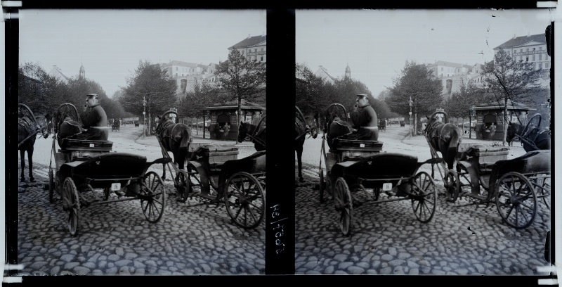 Lorry men at the Baltic Station.