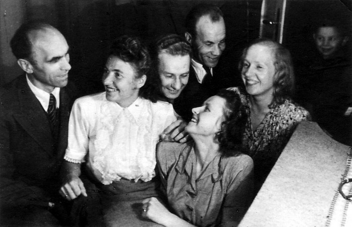 Foto E. ja P. Tammeveski 1947. a. Blombergis