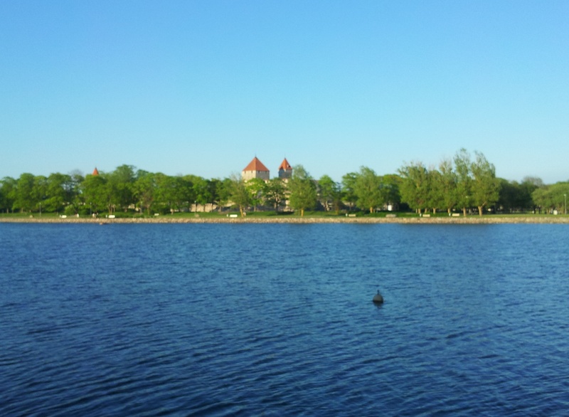 Vaade Kuressaare lossile merelt rephoto
