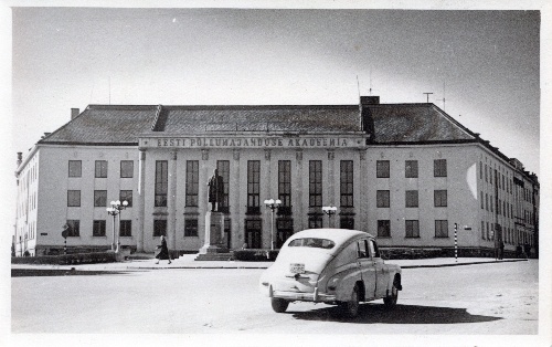 Tartu, Estonian Academy of Agriculture.