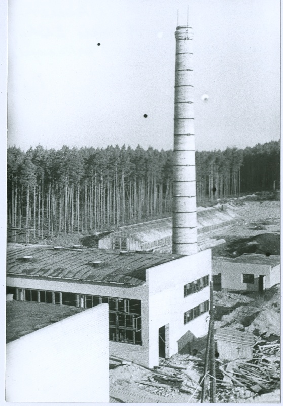 Photo.  View of Palivere EMT boiler in 1970.