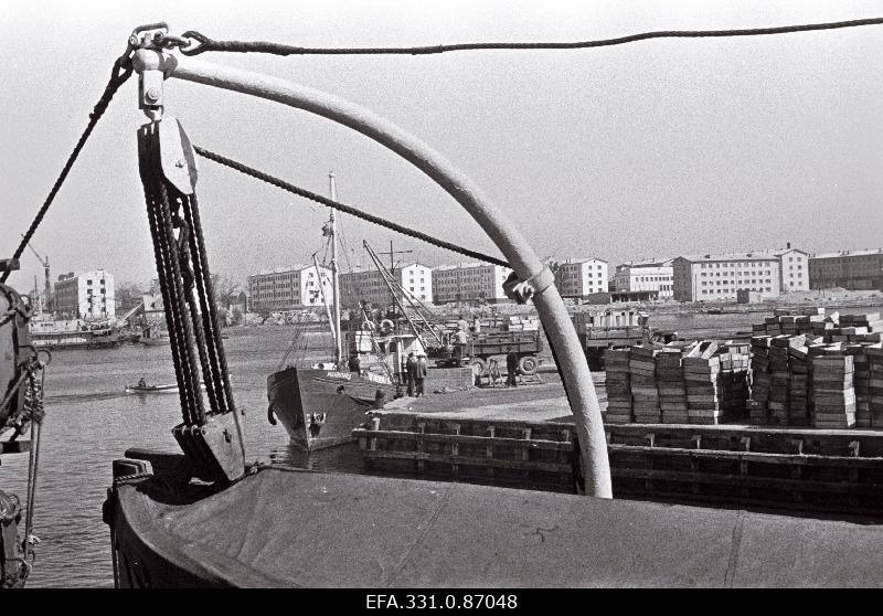 Vaade Pärnu kalasadamale.