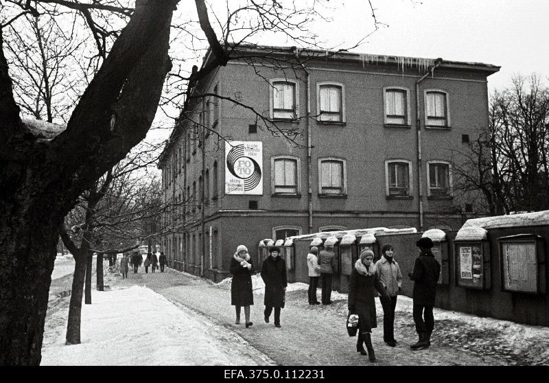 Hoone Pärnus Kalevi tänav 55, kus 1905.a. asus Pärnu revolutsioonilise võitluse keskus.
