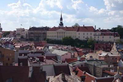 Tallinn, vaade Toompeale ja vanalinnale kagu poolt. rephoto