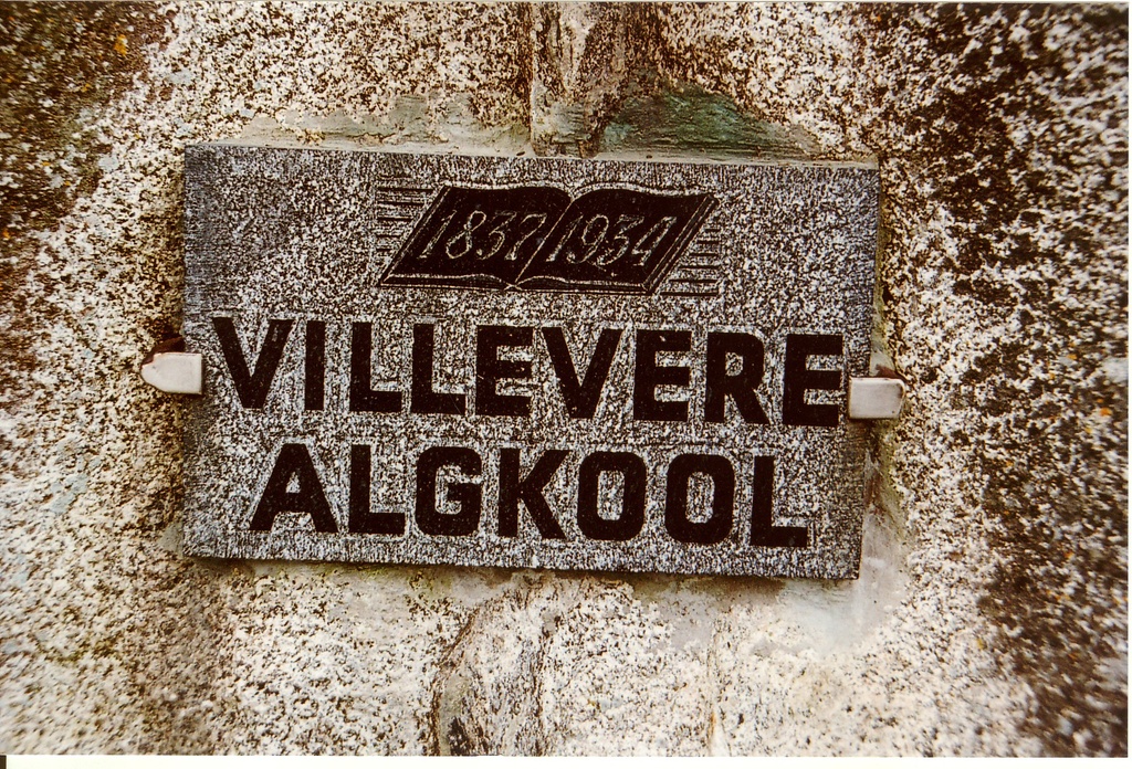 Villevere mälestustahvel