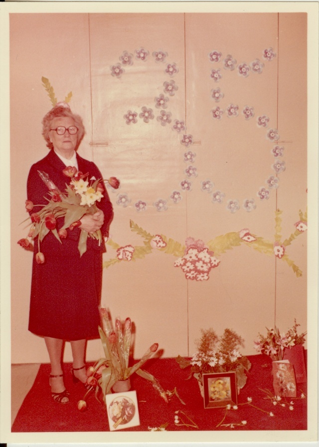 värvifoto Leida Volk 1980-ndad