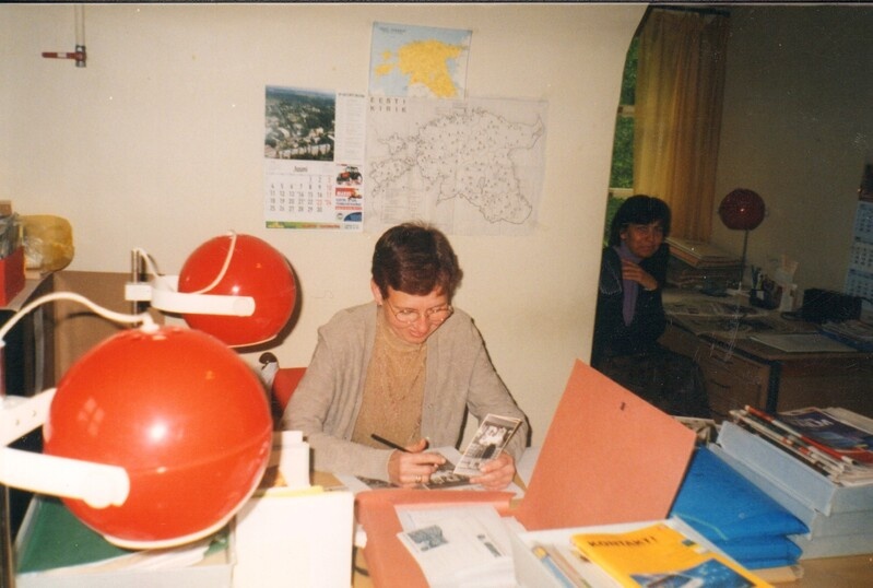 värvifoto Järvamaa Muuseum remondi ajal 2001