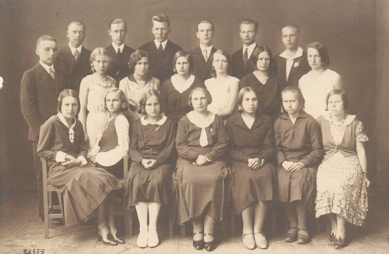 foto Järvamaa Paide ÜG 4.klass 1931-32