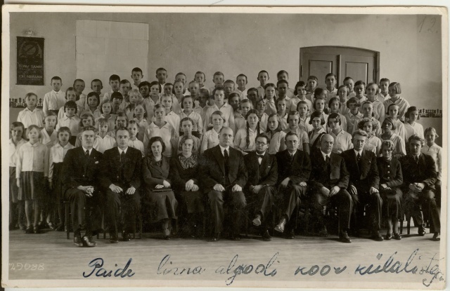 foto Paide Algkooli koor 1934