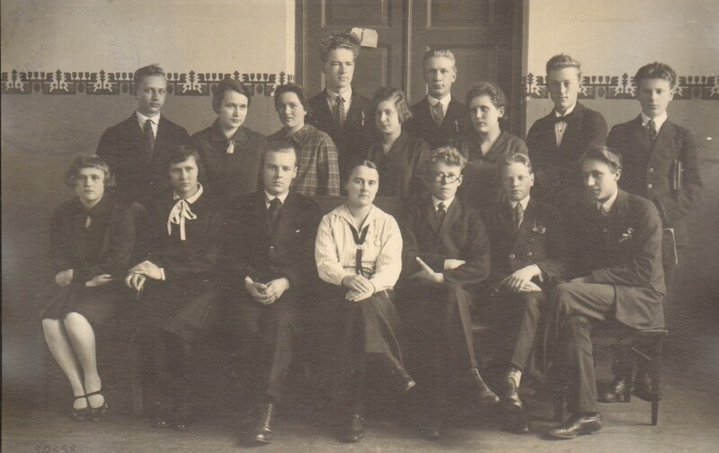 grupifoto karskusõpiring Paide 1927-28