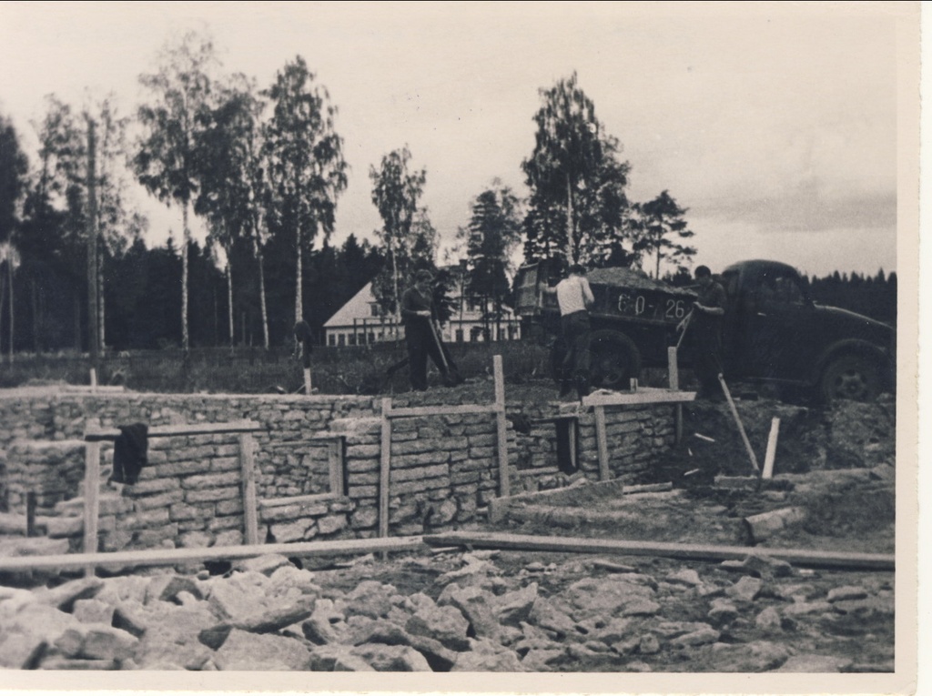 Photo. Järvakandi. Construction of an internship