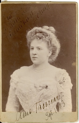 fotoportree, Aino Tamm 1903.a.  duplicate photo