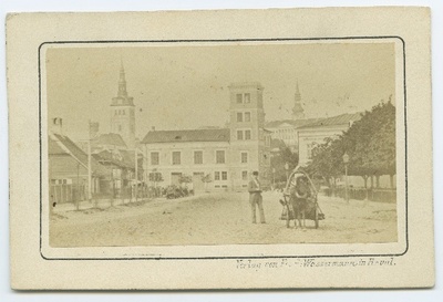 Tallinn, spray house in the Russian market, view from Narva highway.  duplicate photo