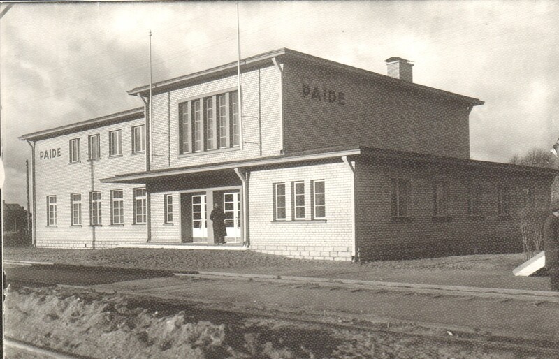 foto Paide Raudteejaam 1938