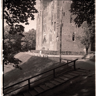 Tartu, the corner of the Toom Church.  similar photo