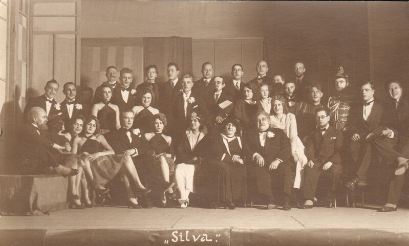 foto operet Silva tegelased laval Paide 1930-ndad