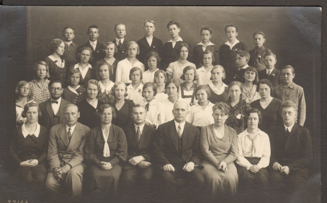 foto Paide Algkooli lõpupilt 1934