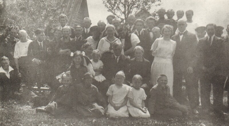 fotokoopia Aliine ja Eduard Mikseri pulmad 1923
