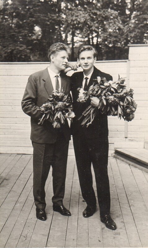 foto Paide Keskkooli lõpuaktus 1964