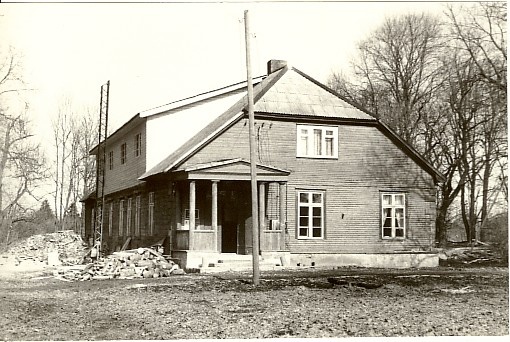 foto, Mündi mõisahoone 1986.a.