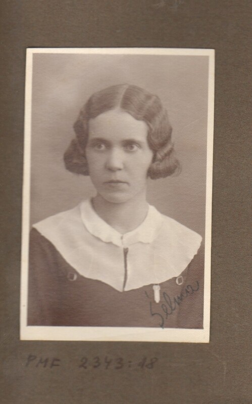 foto, Paide Järvamaa Ühisgümnaasiumi õpilane Selma Vitser 1935