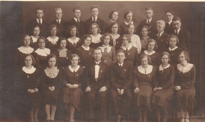 foto, Paide Järvamaa Ühisgümnaasiumi õpilased 1935  duplicate photo