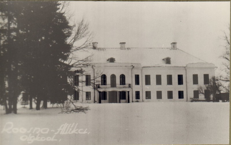 fotod Roosna-Alliku algkool ja õpetajad 1940