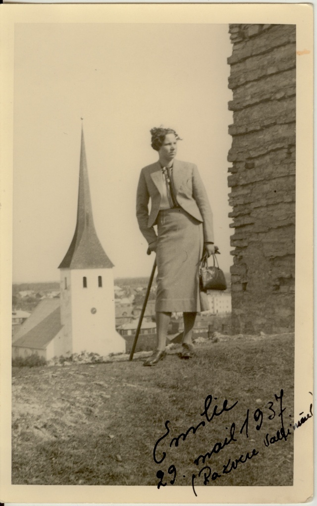 foto noor naine Rakvere Vallimäel 1937