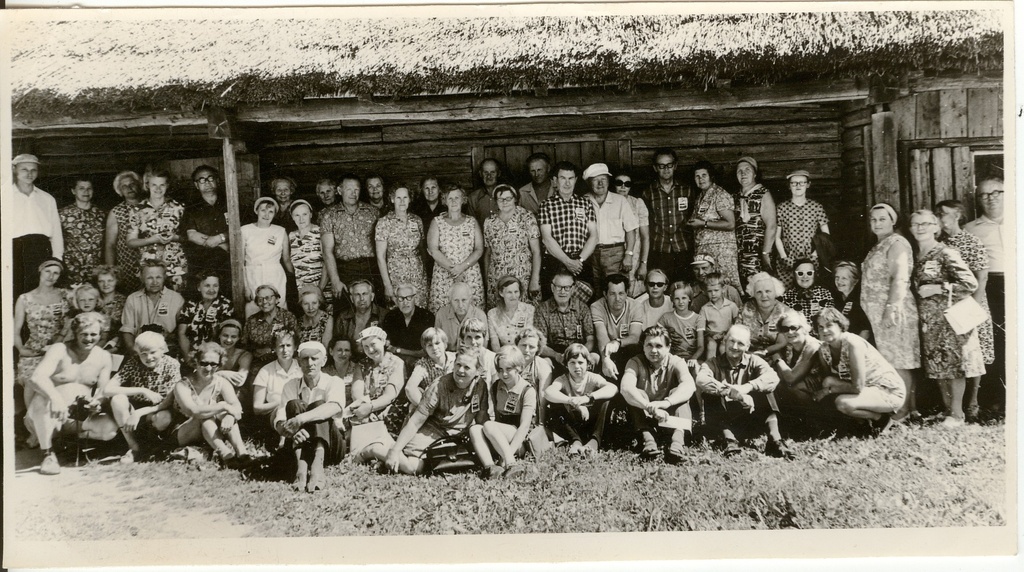 grupifoto, Looduskaitse Seltsi kokkutulek 1973.a. Vargamäel