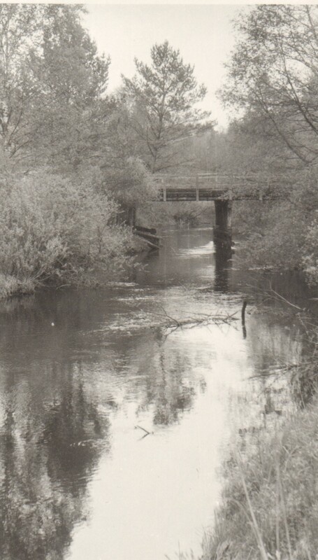 foto, Napu sild Jagala jõel  Järvamaal 1989.a.