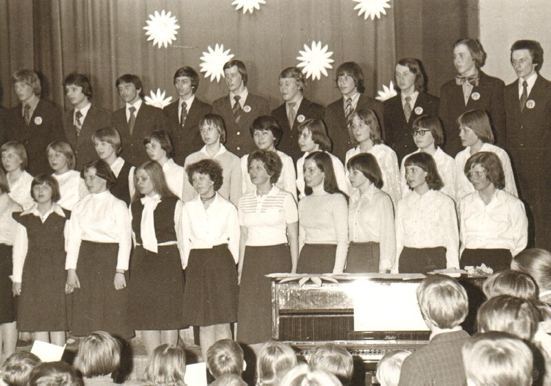 foto Paide 3.Keskkooli kevadpidu 1978