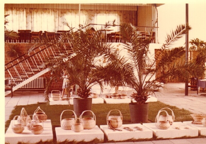 värvifoto Valeria Taubeli vitspunutiste näitus Tallinna Lillepaviljonis 1983