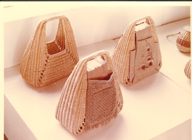 värvifoto Valeria Taubeli vitspunutiste näitus Tallinna Lillepaviljonis 1983