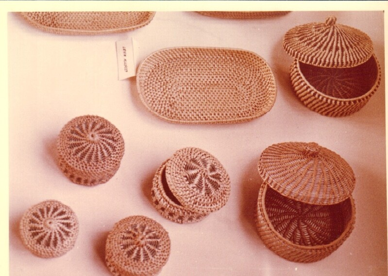 värvifoto Valeria Taubeli vitspunutiste näitus Tallinna Lillepaviljonis 1983