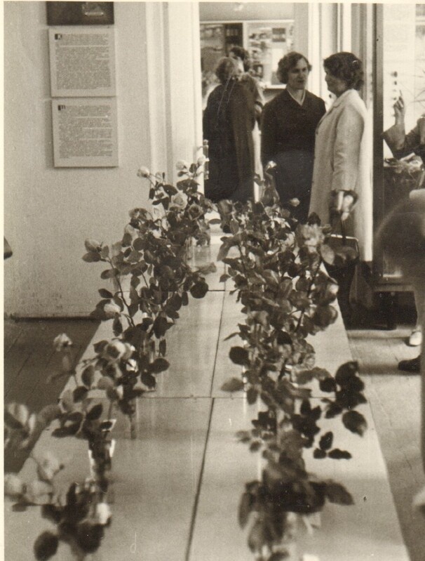 foto lillenäitus Paide Koduloomuuseumis 1969