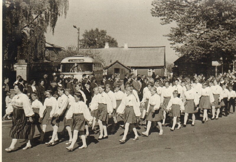 foto Paide rajooni laulupäev 1969