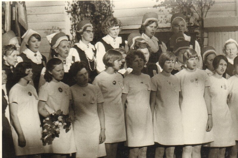 foto Paide rajooni laulupäev 1969