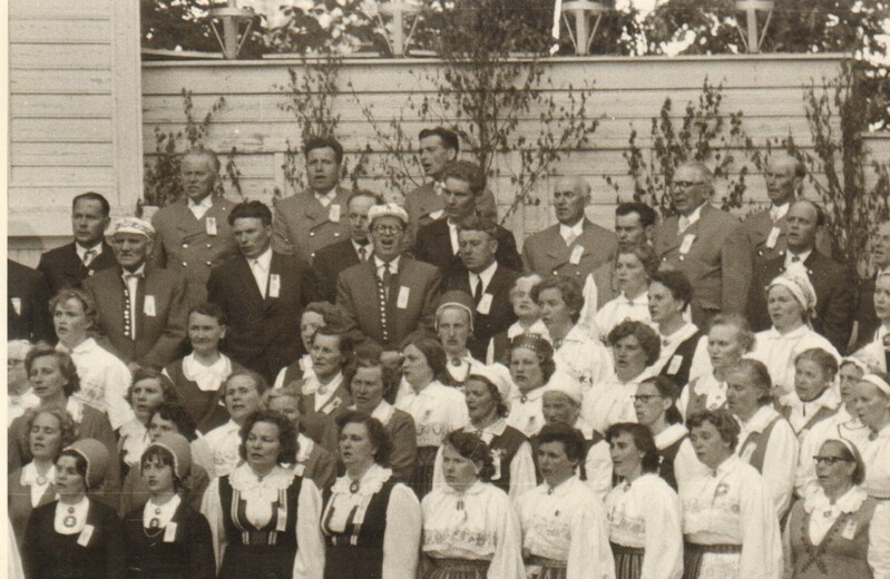 foto Paide rajooni laulupäev 1969