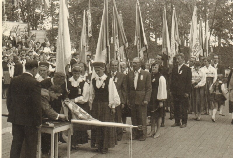 foto Paide rajooni laulupäev 1969