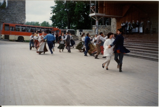 5 värvifotot Baltica 1995 külalised Paide Vallimäel