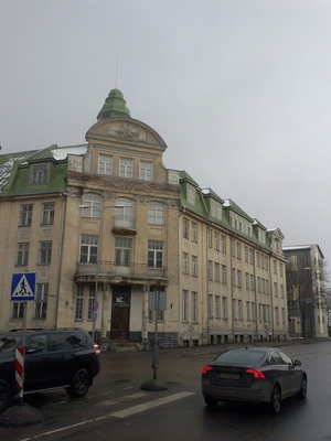 Mereklubi building in Tallinn rephoto