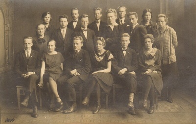 foto Paide Gümnaasiumi karskusring 1927  duplicate photo