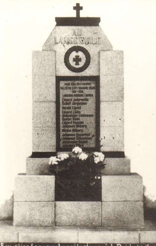 fotokoopia Vabadussõja mälestusmärk Paide Püha Risti kirikus