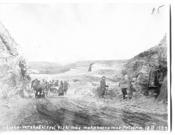 Photo Mining of Viski Mountain on Irboska-Värska road in Petsermaa