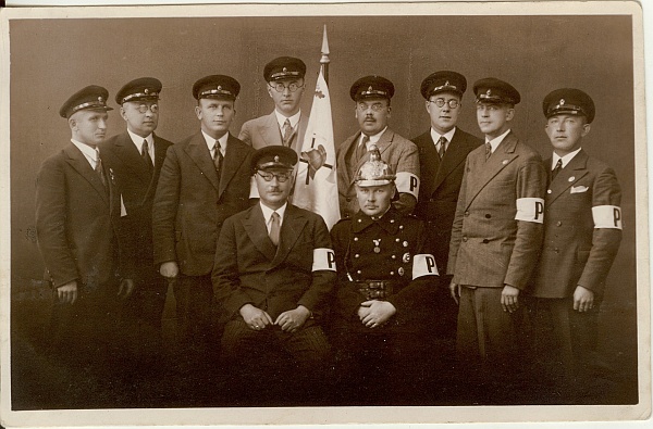 foto Paide tuletõrjekomando juhtkond 1930-ndad